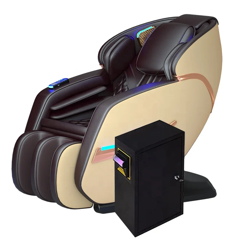 New Intelligent Shared Full Body Multifunctional Scan Code Sl Track Commercial Cabin Massage Chair