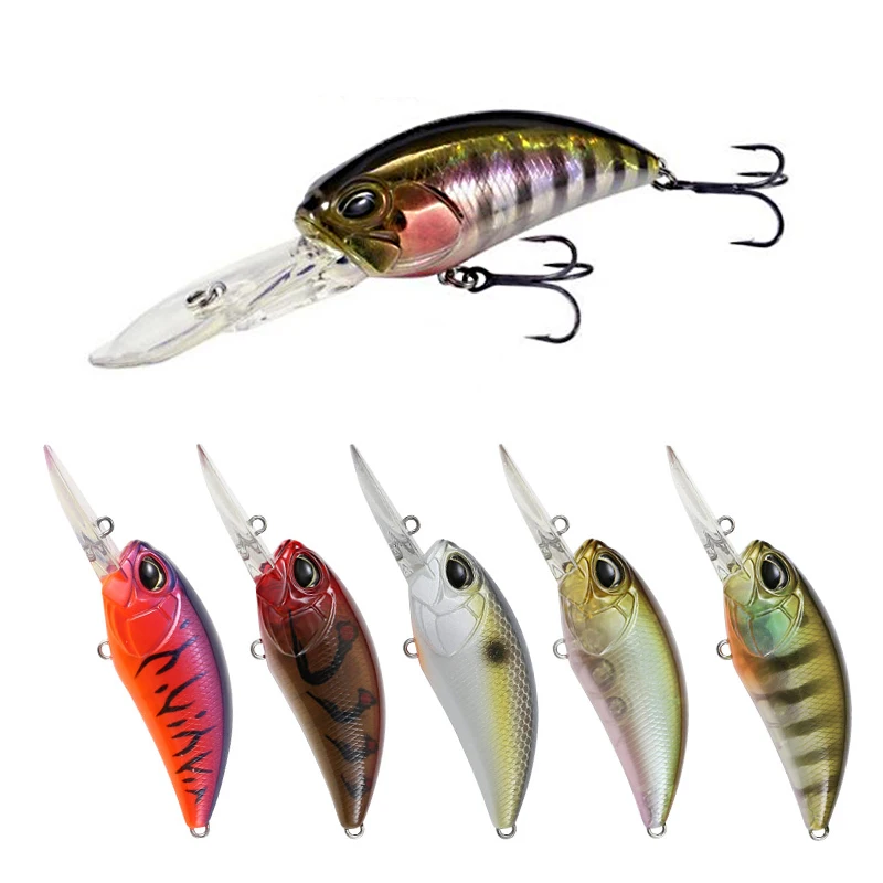 Tiger pattern deep diving 16 g 87 mm fishing lures fishing lures minnow