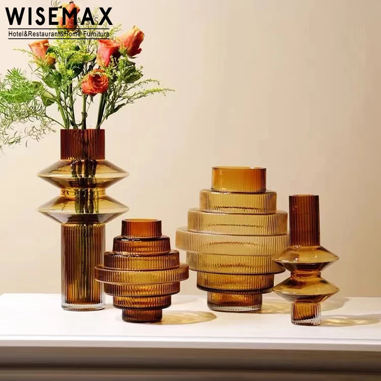 Современная Скандинавская мебель WISEMAX для простого ресторана домашний декор крутые стеклянные цветочные вазы