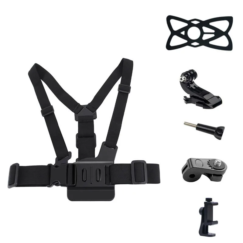 New Chest Strap Mount Phone Clip Bracket for Climbing/skiing/biking 360 Degree Rotated for iPhone Huawei Samsung Gopro Accessory