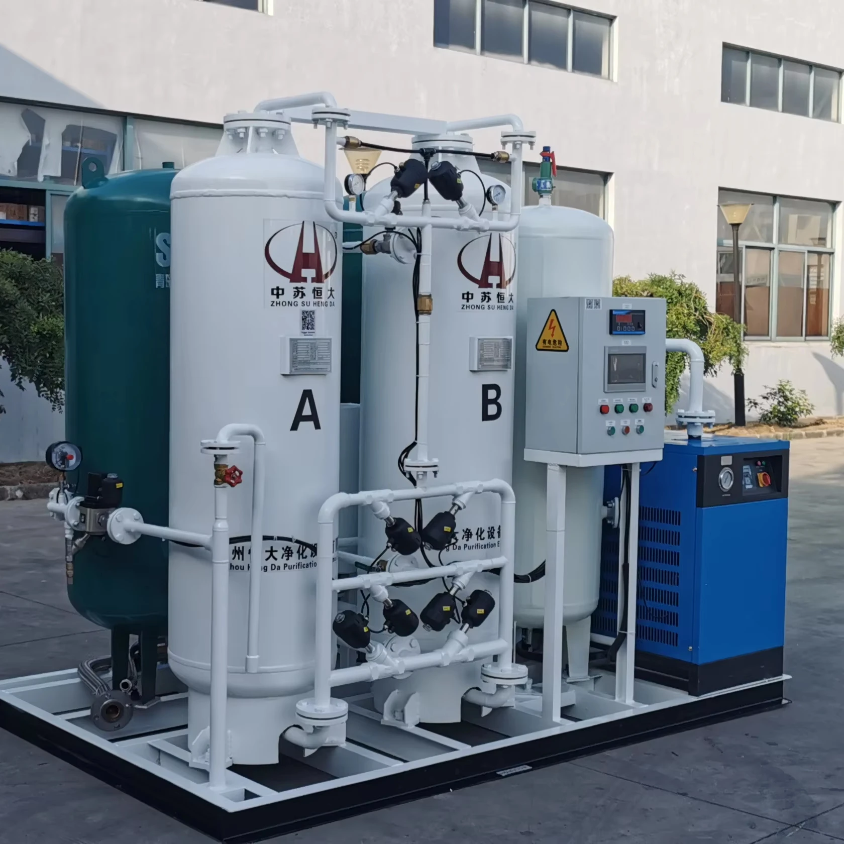 Zhongsu Hengda High Quality Moveable Psa oxygen Gas Generator Air Separation Plant