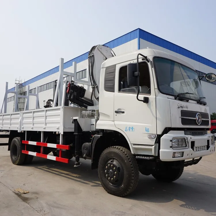4 DONGFENG 4x2 Truck Mounted Crane