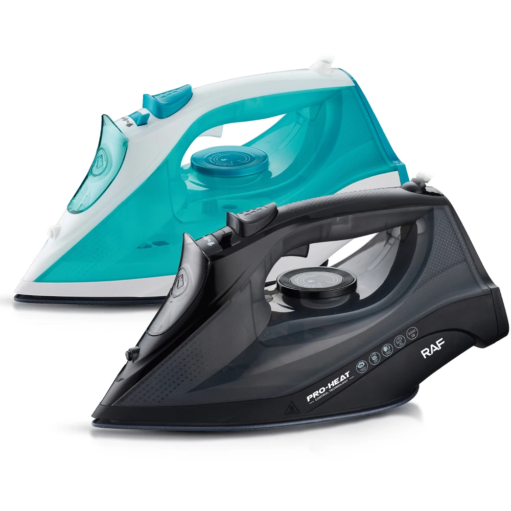 RAF Hot Sale 2200w New Electric Steam Iron Portable Handheld Steamer Ironing for Clothes Ceramic Steam Iron