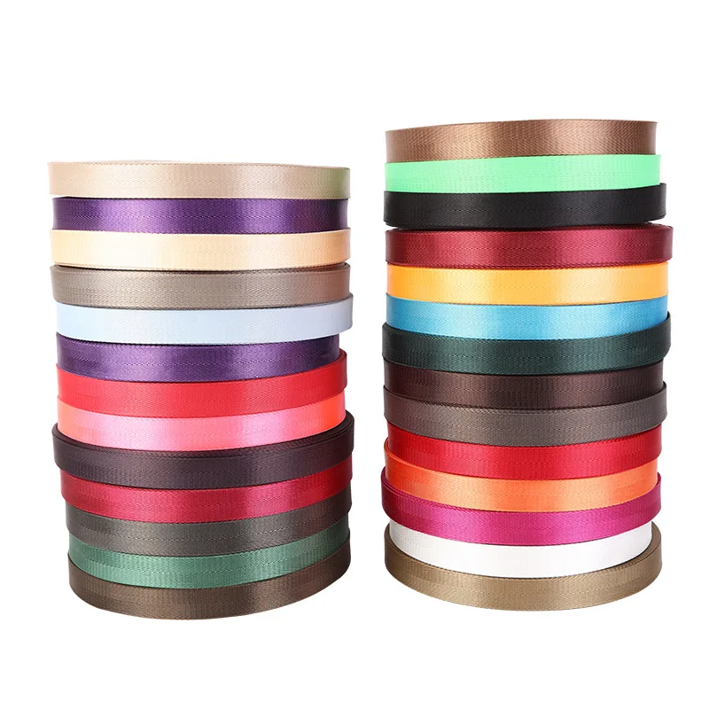 High Quality Strap Nylon Webbing Color Herringbone Pattern Strapping Sewing Bag Belt Accessories