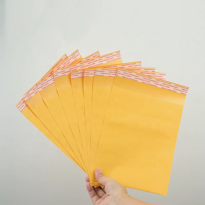 Factory custom recyclable kraft paper envelopes