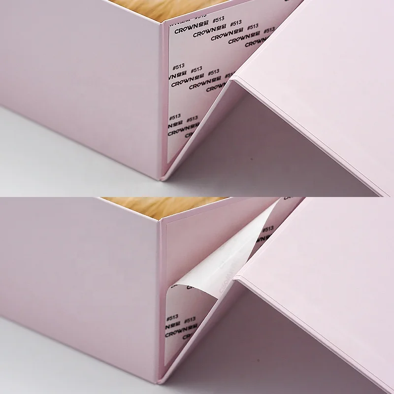 luxury pink magnetic newborn clothes shoe keepsake baby shower favor blanket packaging gift paper box