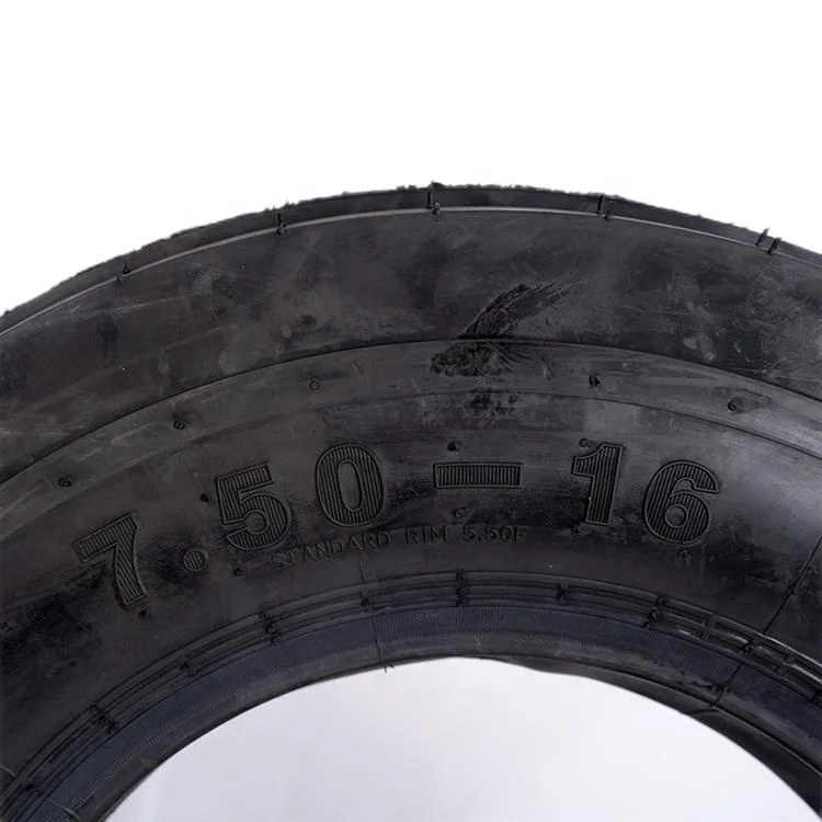High quality  F2 7.50- 16 steer tyres for farm tractor front wheel  7.50x16 7.50 16