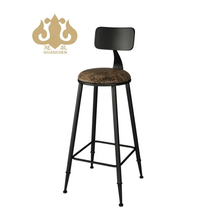 Металлические высокие барные стулья чугунный высокий стул и стол мебель для
