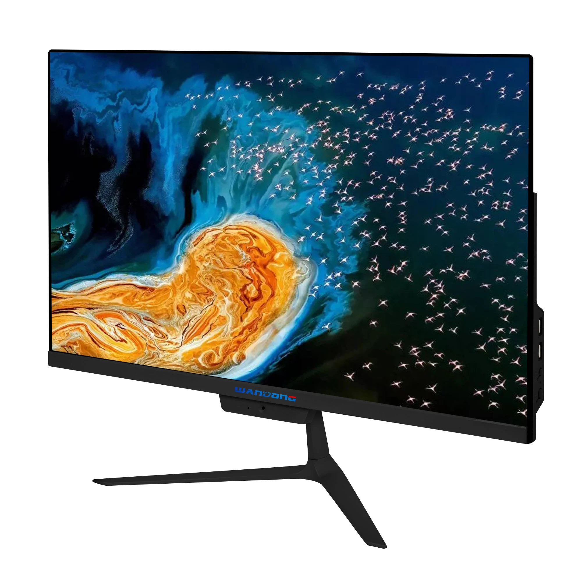 OEM 23.8inch desktop computer monoblock gaming pc all-in-one pc i3 i5 i7 rotating lifting computer