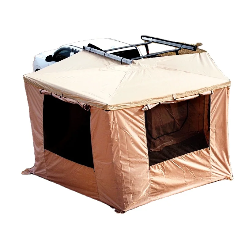 Outdoor Self driving Tour Car Roof Side Awning Awning tent box rooftop car roof top