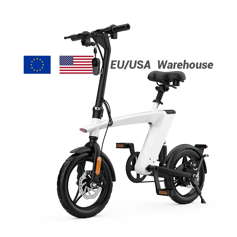 Powerful Bicycle Strida  Europe Usa Warehouse Folding Bike E Byke Electric Bicycle Aluminium Folding With Pedals