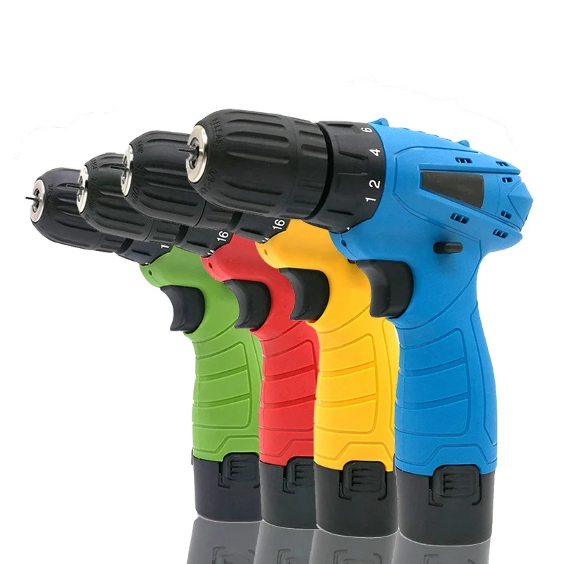 Single Speed 12v Screwdriver Portable Household Repair Power Tool Charging  Electric Cordless Mini Power Drill