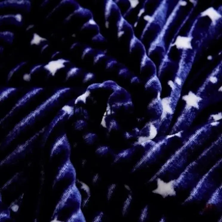 DONGFANG fashion tricot fabrics custom print flannel home textile fabrics with cutting