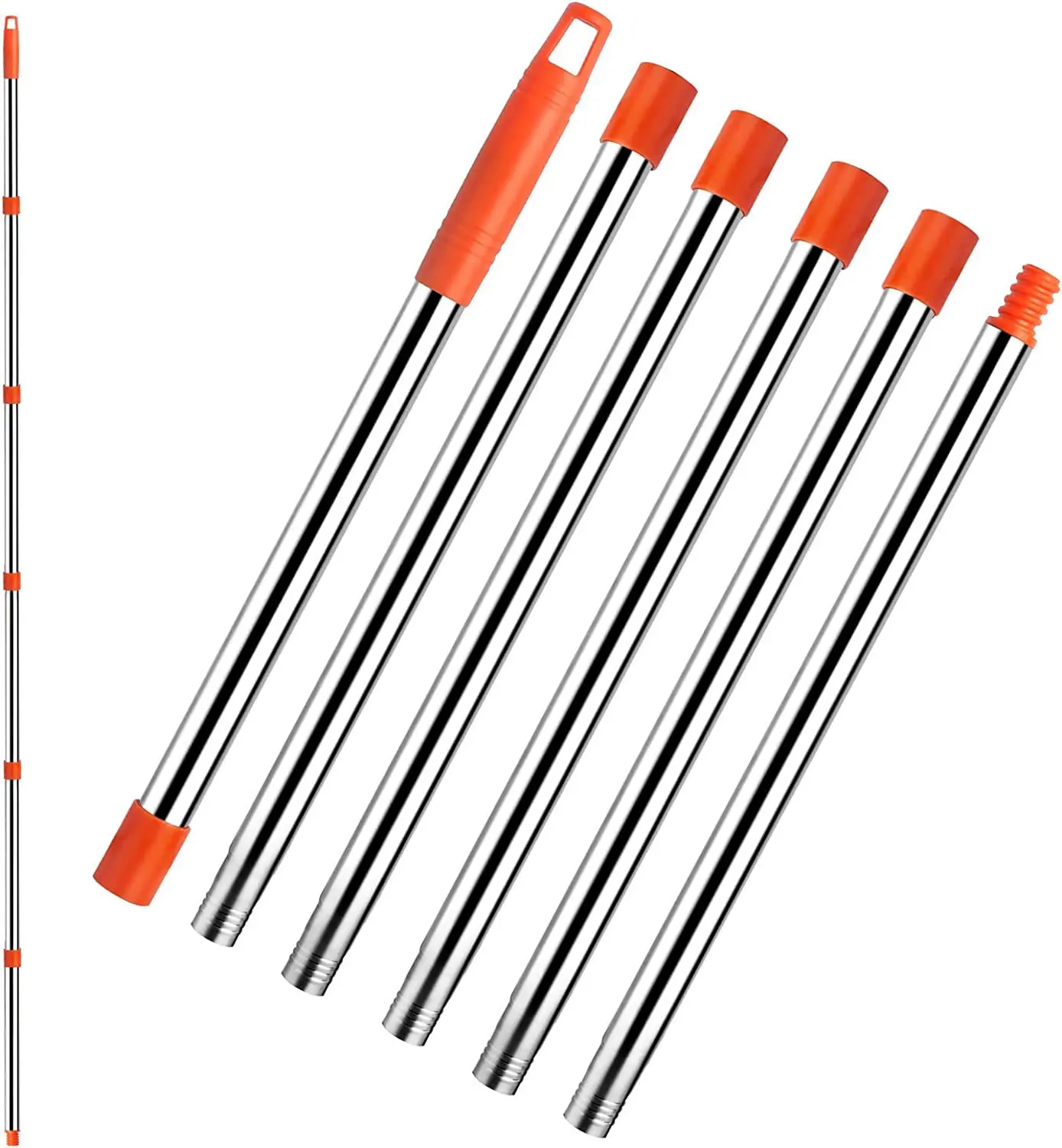 ceiling cleaning floor mop stick and stainless steel tubing Telescopic Window squeegee Pole