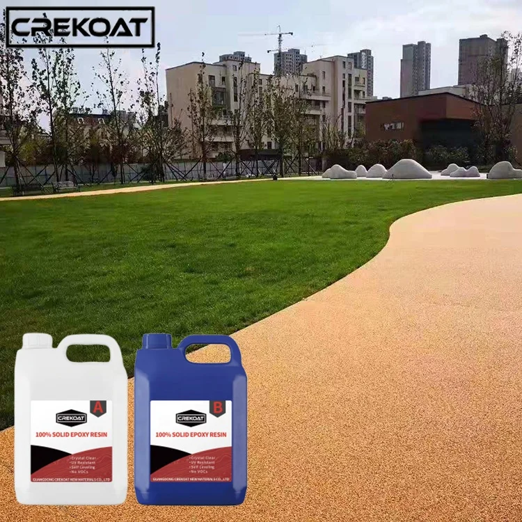 New products to sell clear epoxy floor resin Bound Driveway polyurethane resin binder for stone