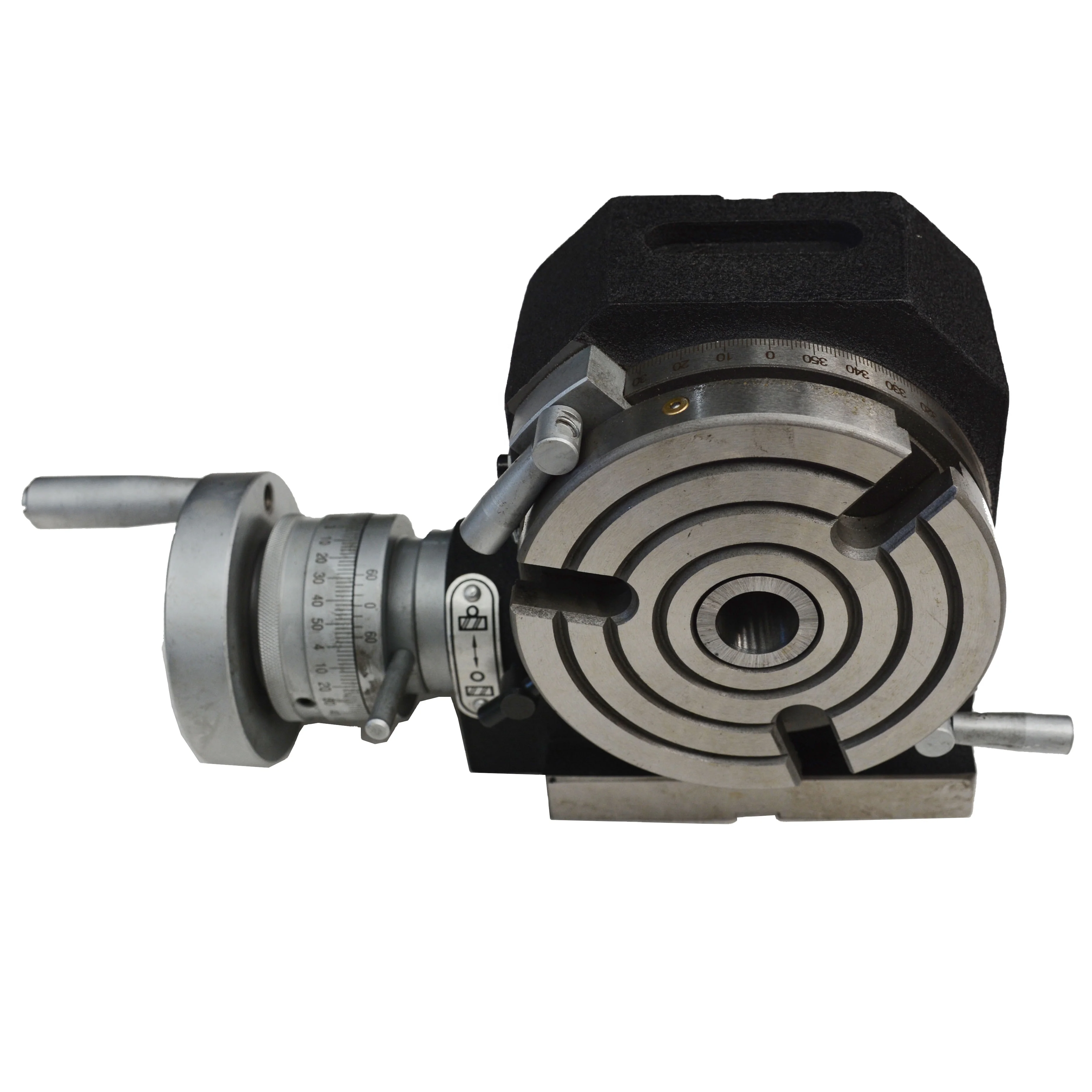 High Quality RT-HV4 Series Horizontal and Vertical Rotary Table Cast Iron Manual Operation Milling Drilling Machine 100MM 9KGS