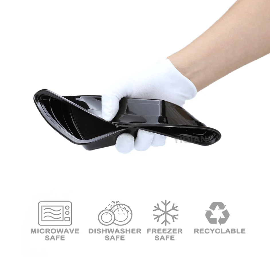 Custom Made Microwave Safe Plastic Food Packaging Containers For Takeaway Hot Cold Food