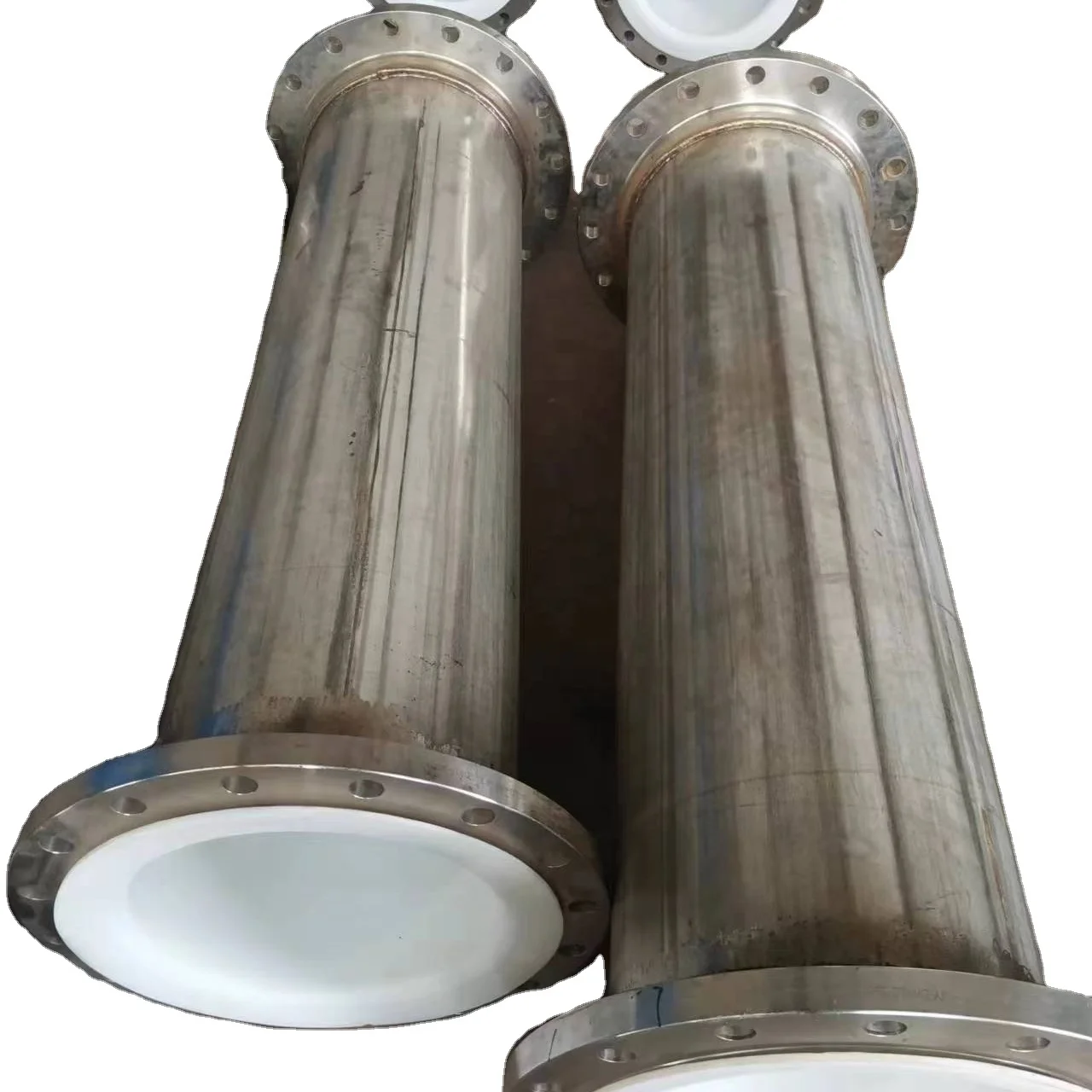 Труба из нержавеющей стали PTFE HDPE PP PE PO с фланцем в качестве антикоррозионной износостойкой трубы
