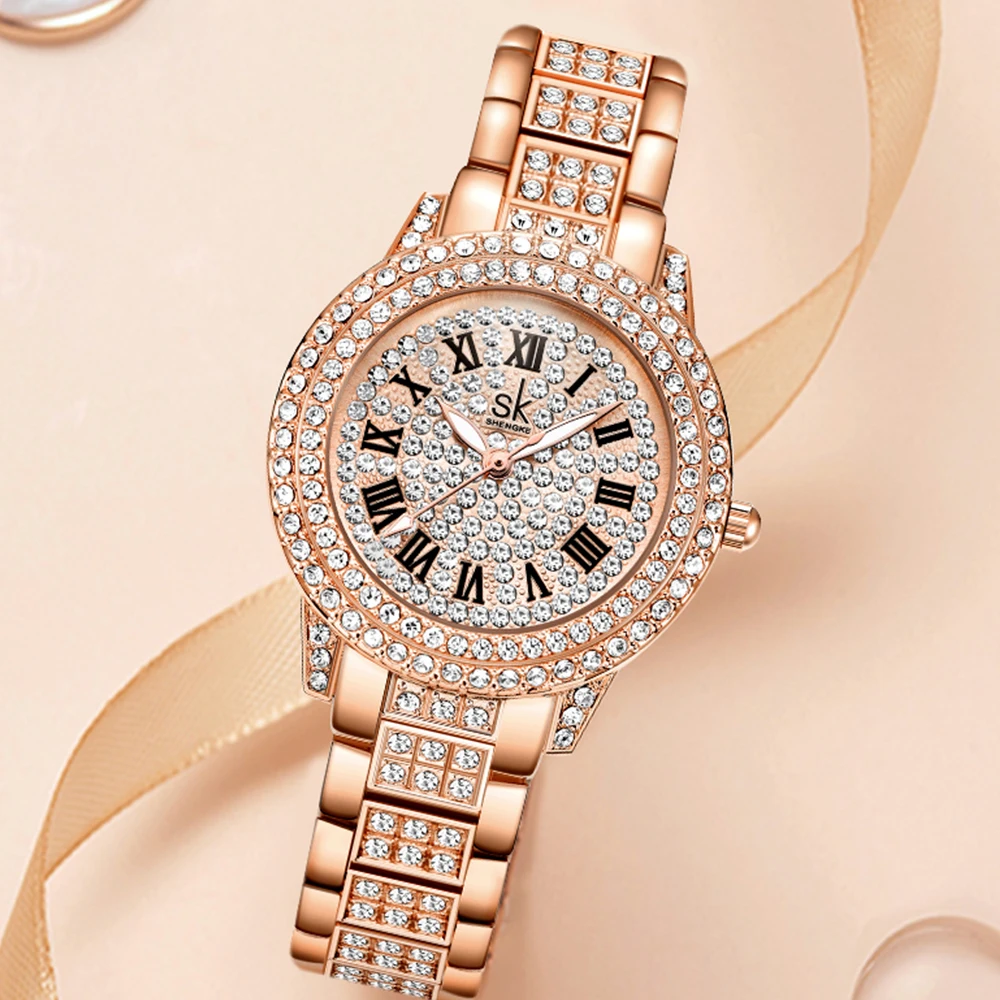 Charm Diamond Watch Sinobi Luxury for Lady with a Good Price