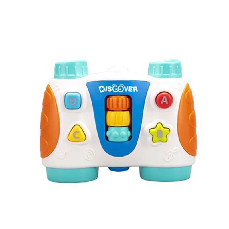 Baby Gripping toys music early education sound and light-up baby telescope projection toys