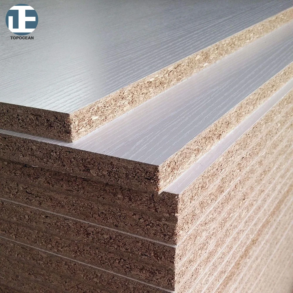TOPOCEAN 1220*2440mm 28mm F2/E1 Laminated Particle Board  Flakeboards chip board Furniture Use Moisture 4*8ft