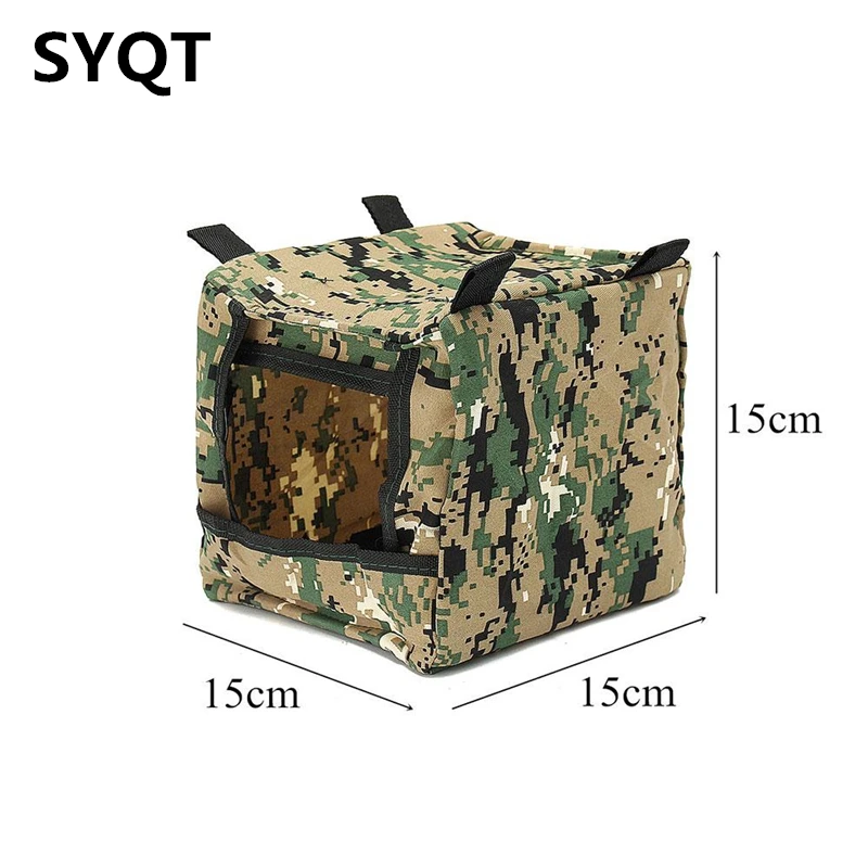 Foldable Slingshot Target Box Cloth Target Box Recycle shooting Archery Hunting Catapult Case Holder camouflage Slingshot box