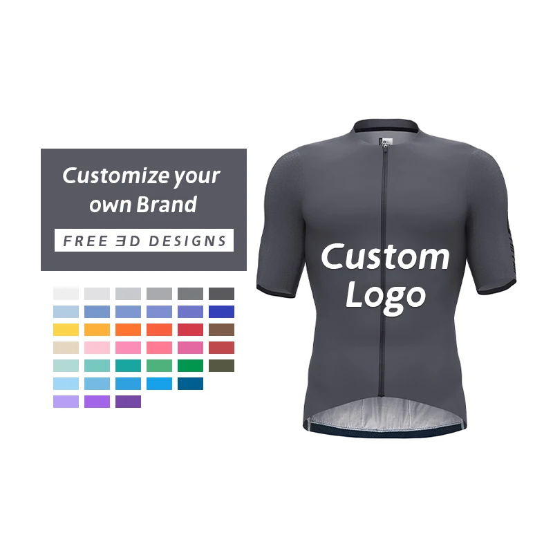 Custom Cycling Clothing Manufacturers ODM Four-Way Stretch reflective Customized Sustainable cycling jersey my logo