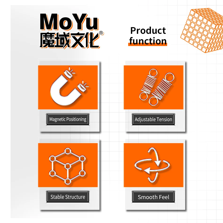 MoYu AoShi WRM 6x6 волшебный куб гладкая интеллектуальная Игрушка развивающая для детей и взрослых профессия высокого качества