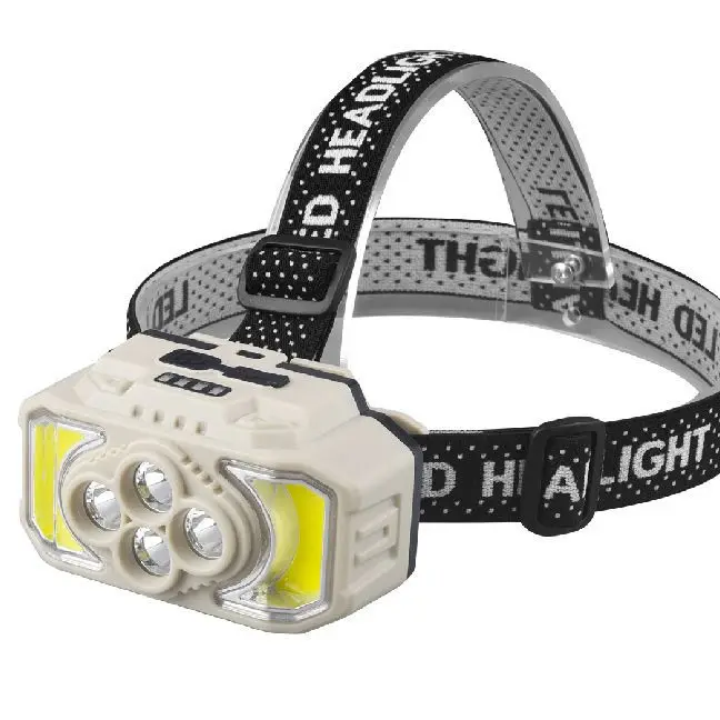 GOLDMORE2New XPE COB Lightweight Sensor Headlamp With Built-in Battery TYPE C-USB Rechargeable Sensor Double Switch Headlamp