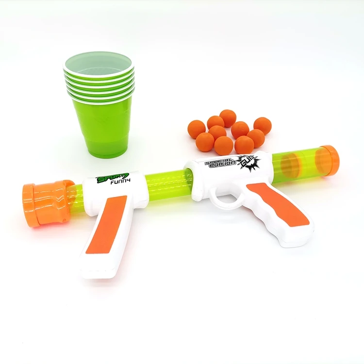 
New Design Children Colorful Outdoor Funny Activity Soft Plastic Ball Shooting Guns 