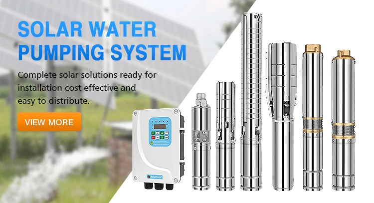 New DC and AC Solar 5hp Water Pump for agriculture