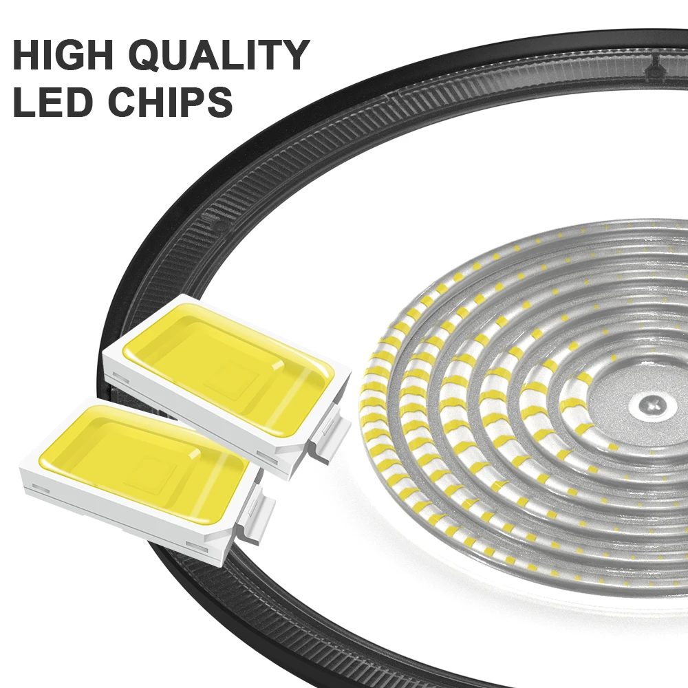 Led UFO 150W 200W 320W Industrial Lighting Highbay Lamp Fixture Warehouse Garage Factory UFO Led High Bay Light