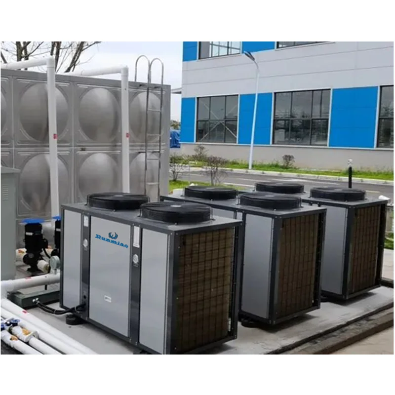 PLC wifi control 60 degree hot water heat pump with free spare parts for hotel heating water