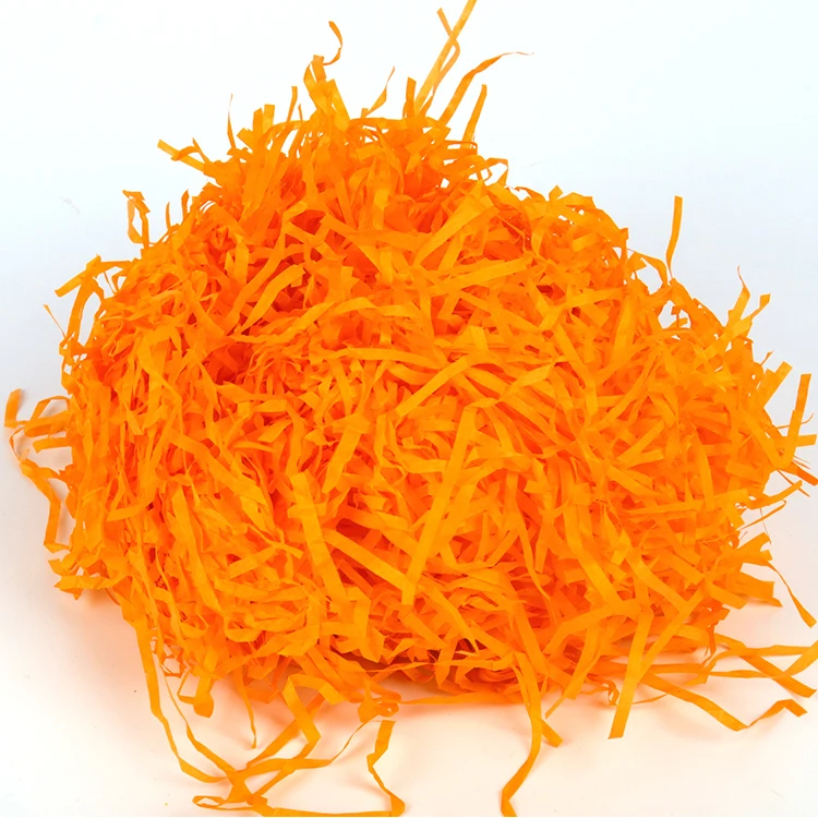 Lafite Paper Grass Colorful Shredded Paper PP Grass Shredded Paper Packing For Gift Package Box Filling