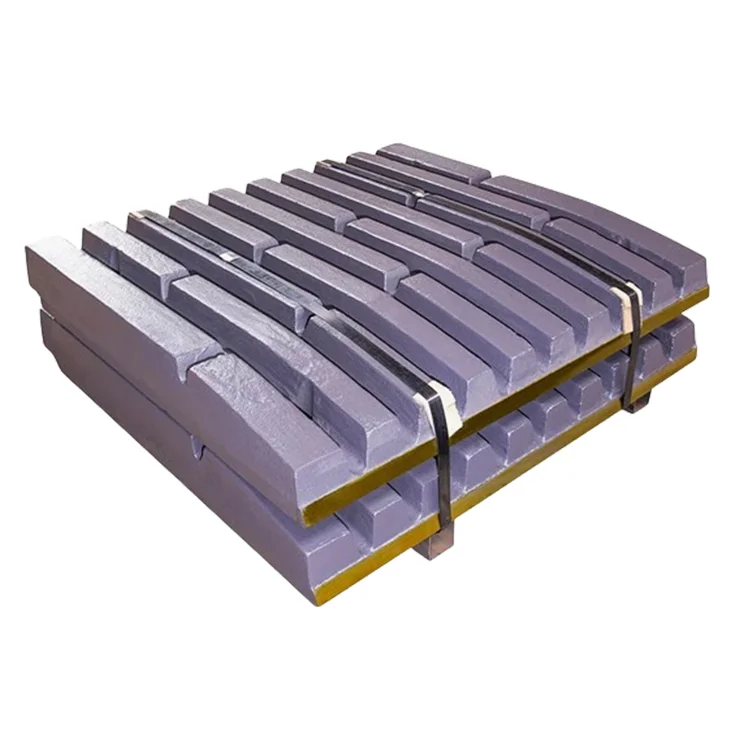 Mining machinery jaw crusher spare parts jaw plate