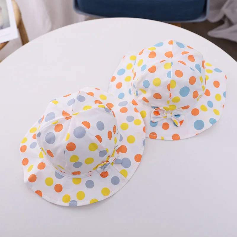 Wholesale High Quality Baby Boy Girls Double-Sided Fisherman Hat Print Cotton Cartoon Pattern Cute Bucket Hat For Kids Children