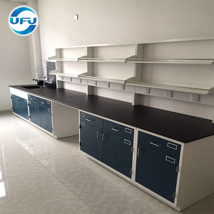 Laboratory Furniture Manufacturer Steel Side Work Station Desk