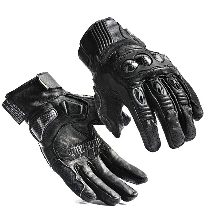 Cheap Price Genuine Leather Men Motorbike Gloves Riding Racing Safety Gloves Motorcycle Gloves