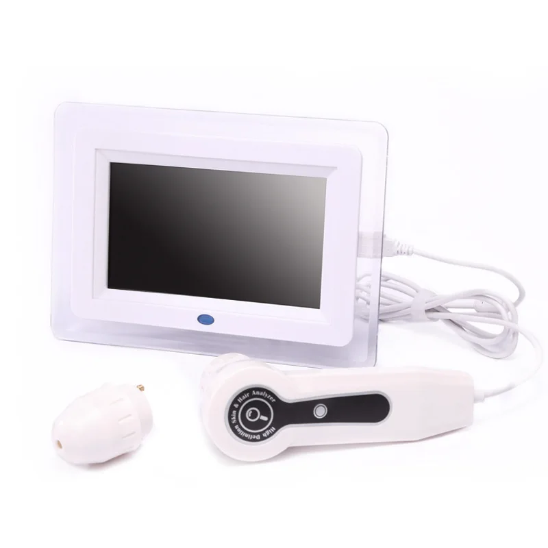 Beauty salon Commercial beauty equipment New type rechargeable skin and hair analyzer 50x 200x magnifier wholesale price