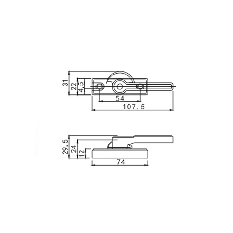 80910311Aluminum sliding window handle