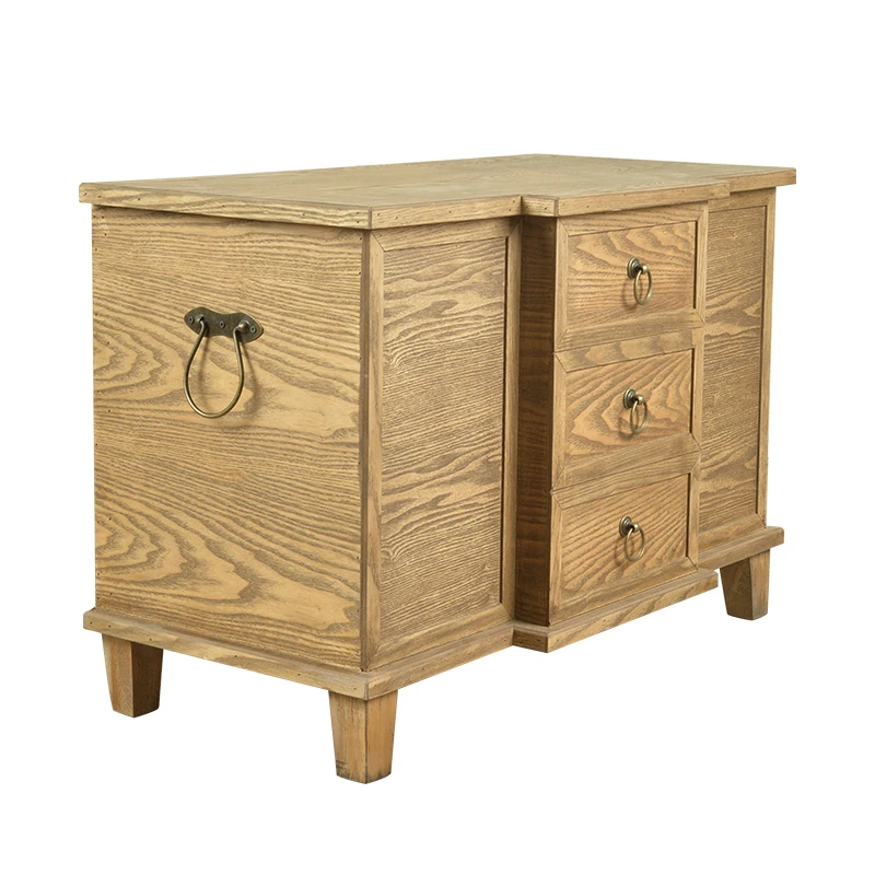 Cabinet Drawer Wooden Leg Box Wooden Storage Box