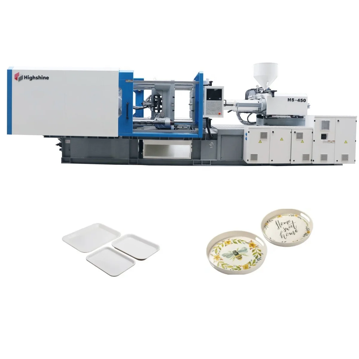 Full Automatic HS-450 Plastic Dish Injection Molding Machine Plastic Manufacturing