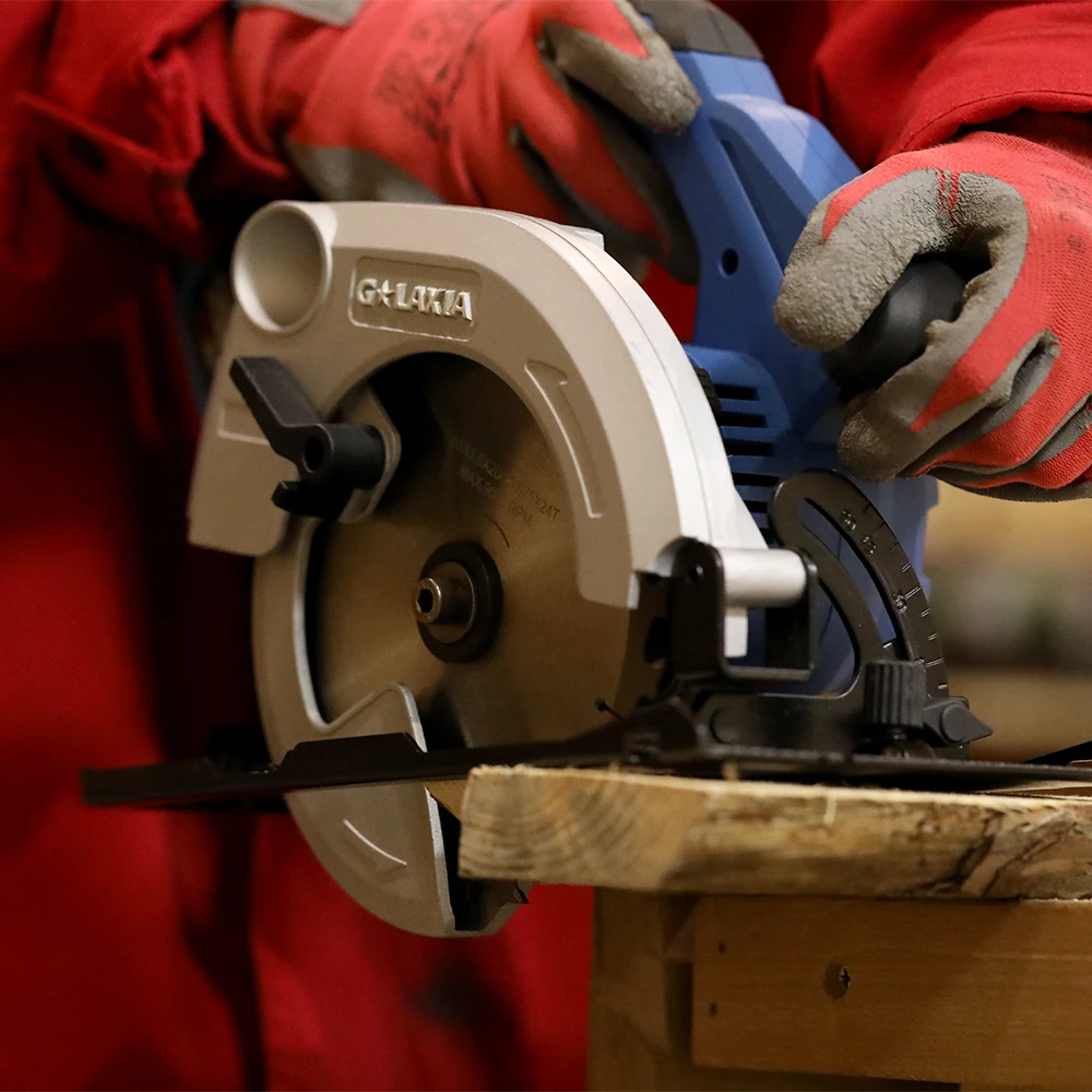 GALAXIA Portable Cordless Skill Saw Hot Selling Li-ion Electric Chain/Miter Saw for Wood Brick Stone with Battery Outdoor Use