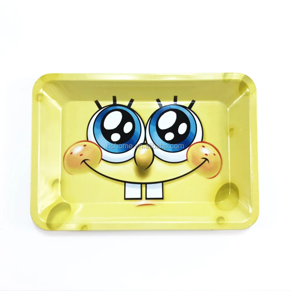 
Wholesale Tin Rolling Tray Smoking Accessories Metal Rolling Tray with Magnetic Lid 