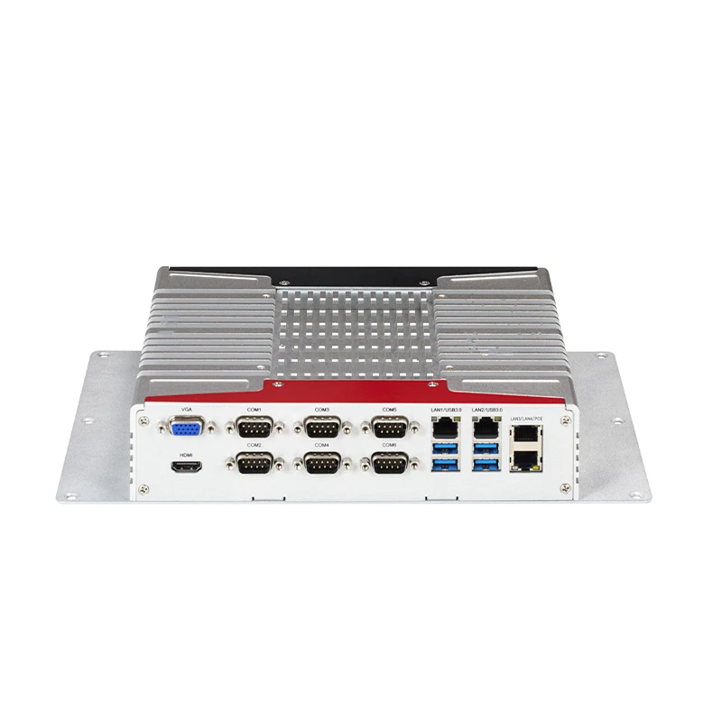  Высококачественный Процессор i3/i5/i7 7/8 gen 32GPIO 6USB3.0 безвентиляторная коробка ПК Встроенный промышленный