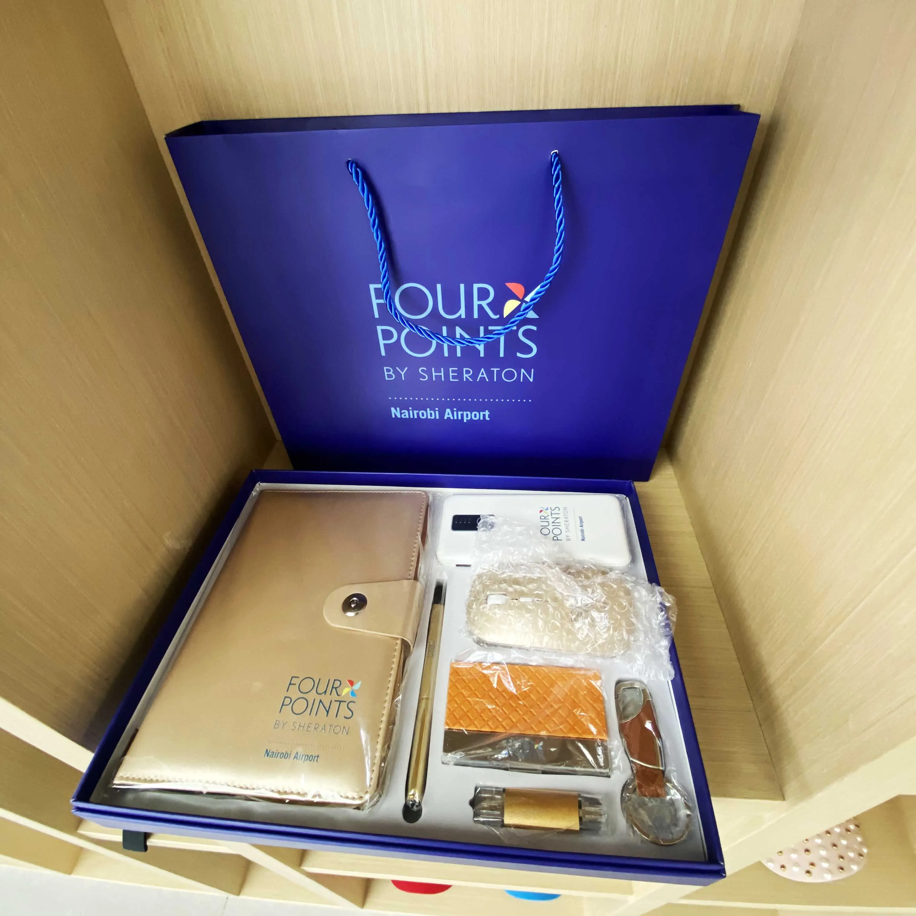 Power Bank Notebook Pens USB Flash Drive Promotional Business Corporate Gift Set