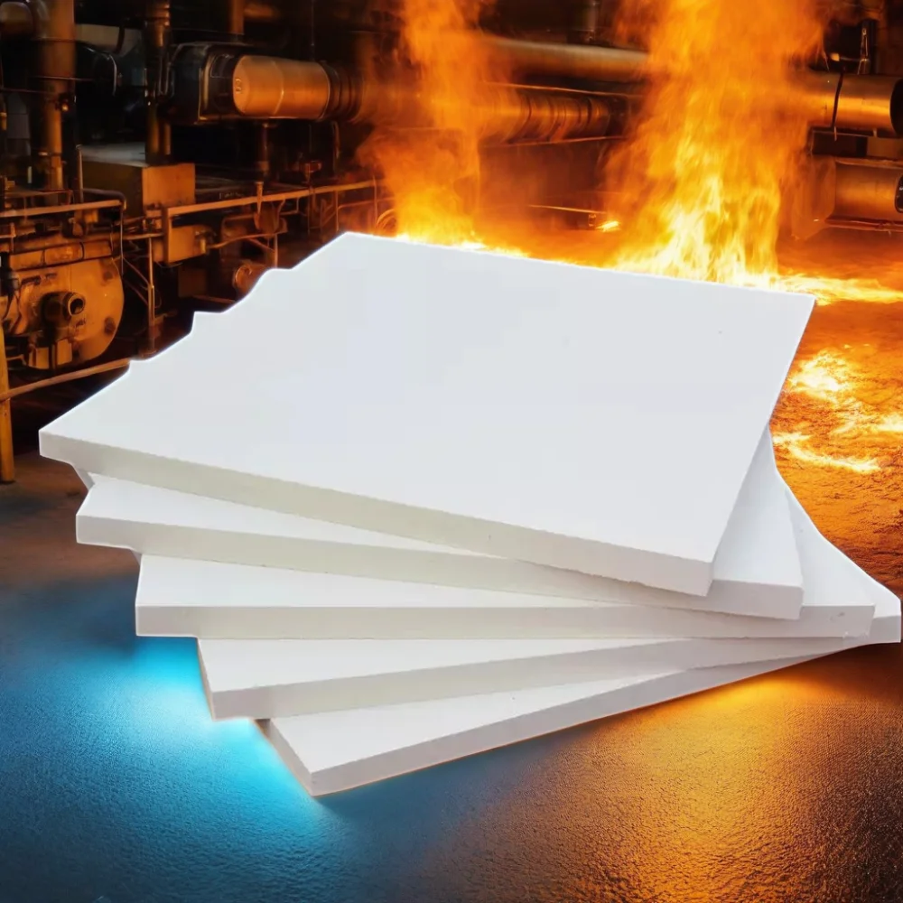High temperature 1400 degree Ceramic Fiber Board Refractory Heat Insulation Aluminium silicate Wool Board For furnace kiln