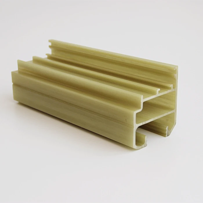 No Deformation Antioxidant Fiberglass Pultrusion FRP Profiles for Windows and Doors