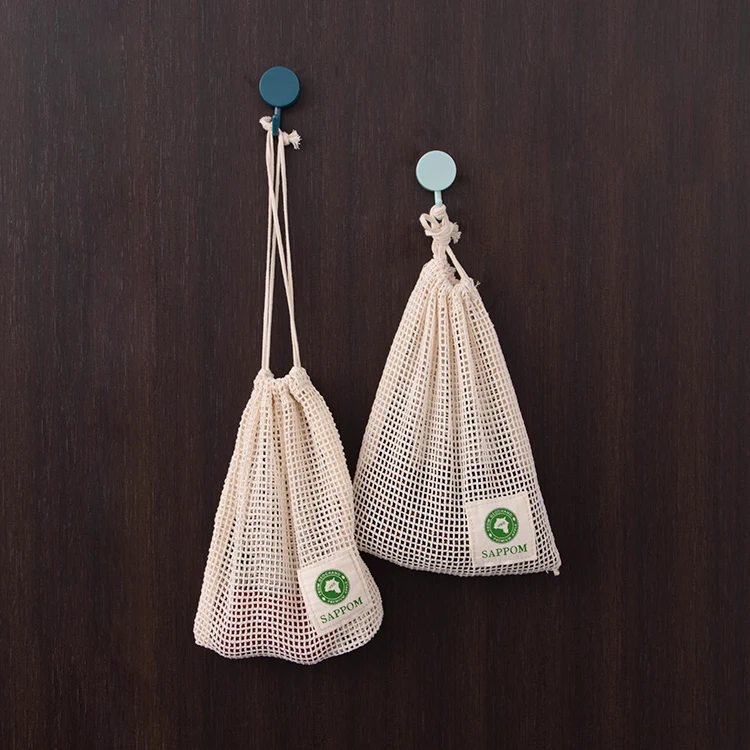 custom biodegradable eco friendly organic cotton reusable mesh produce bags set for fruits and vegetables, bolsas para verduras