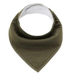 Антибактериальный мягкий однотонный детский Слюнявчик с принтом Слюнявчики с защелками детские слюнявчики